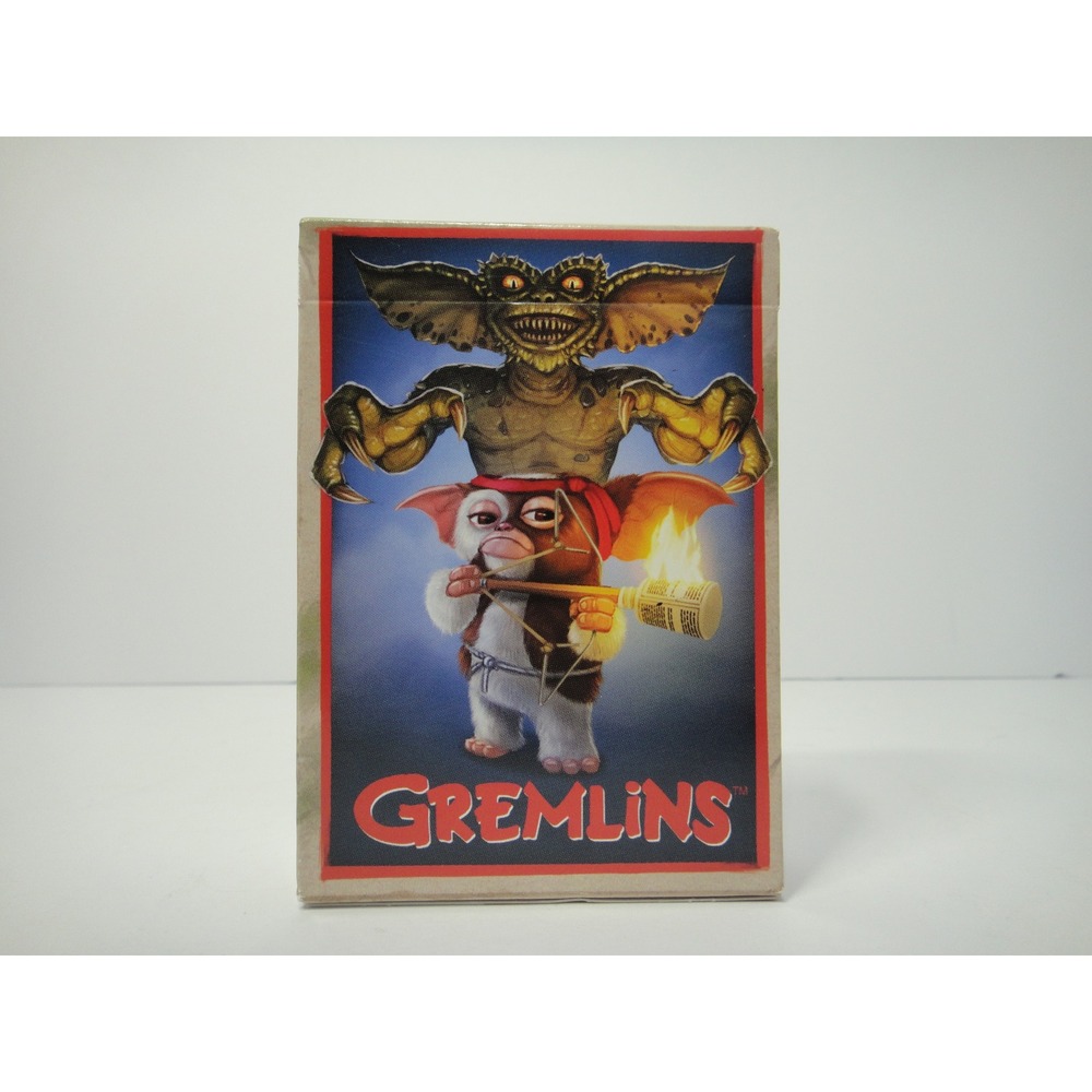 Gremlins Playing Cards Poker Size Deck Warner Bros Gizmo Stripe Made in USA 2015